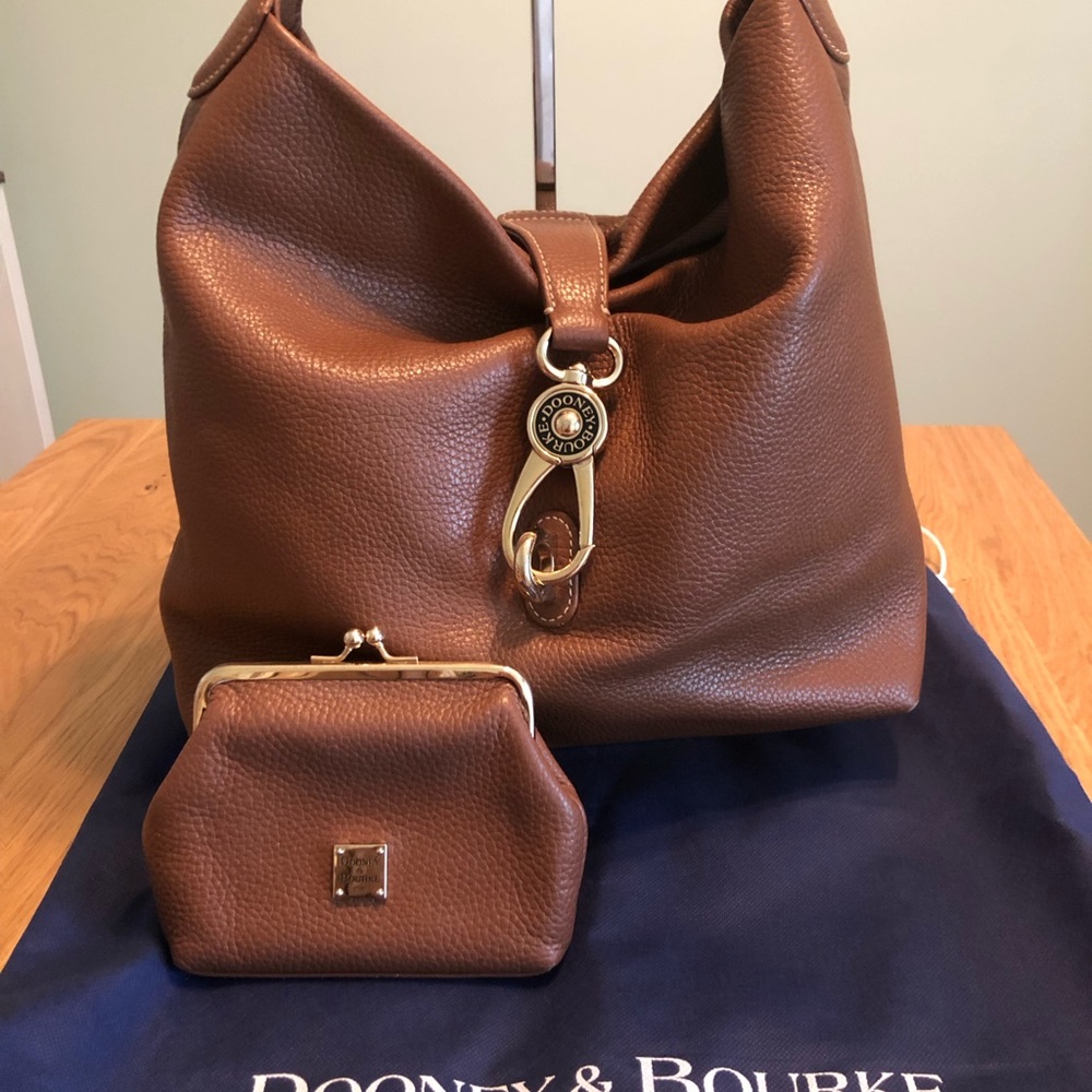 Dooney & Bourke Logolock Hobo w/ coin purse
